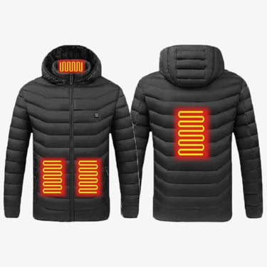 Veste Chauffante de Randonnée 4 Zones Imperméable