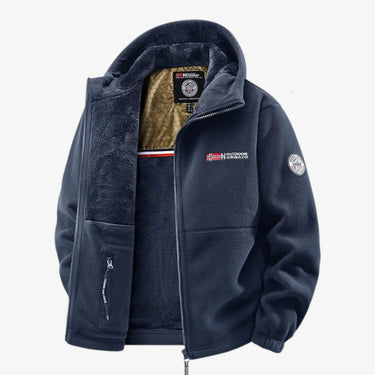 Veste Randonnée Polaire pour Homme Chaude Hiver