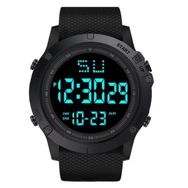 Montre Digitale de Randonnée Grand Cadran 55mm avec Bracelet Silicone