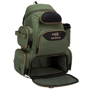Sac de Randonnée et Pêche Tactique – 600D polyester – Compartiments modulables – Pêche en rivière, bord de mer ou Randonnée