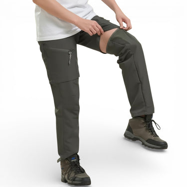 Pantalon/Short de Randonnée Imperméable à Zip