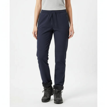 Pantalon Randonnée Femme Chaud Doublé Polaire Protection Thermique